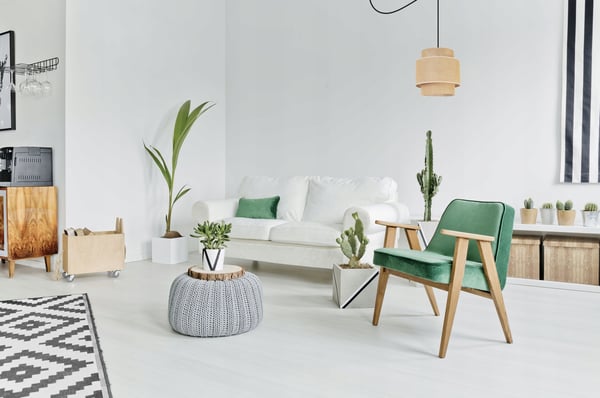 Hængende lampe, loftslysekrone, lampeskærm, boho juta