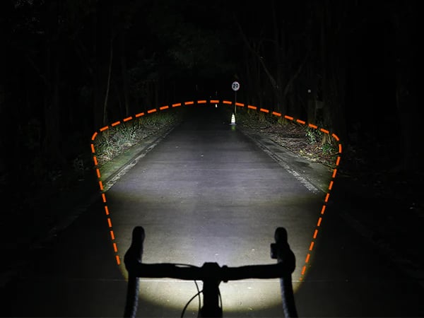 Magicshine EVO 1300 USB Forlygte til Cykel + Fjernbetjening og Garmin Holder