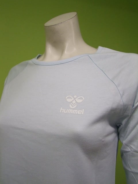Y1261 Hummel-logolla varustettu t-paita, 3/4-naisten pusero, koko M