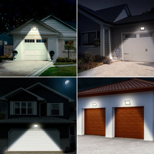 ZUME LED-strålkastare 10W 1100lm 4000K IP65 Svart Advanced Lighting-serien LUMILED
