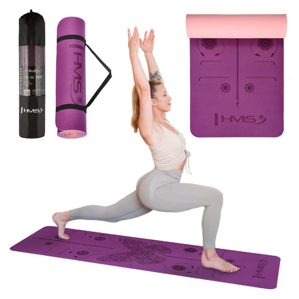 TPE-jooga-matto Violet YM10 HMS
