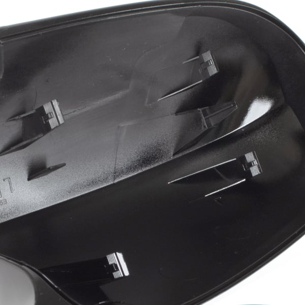 BMW 1 E81 E82 E87 E88 10-15 spegelkåpa SVART GLOSSY vänster + höger 2 st. SET