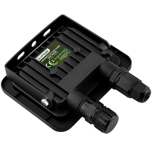 ZUME LED-strålkastare 10W 1100lm 4000K IP65 Svart Advanced Lighting-serien LUMILED