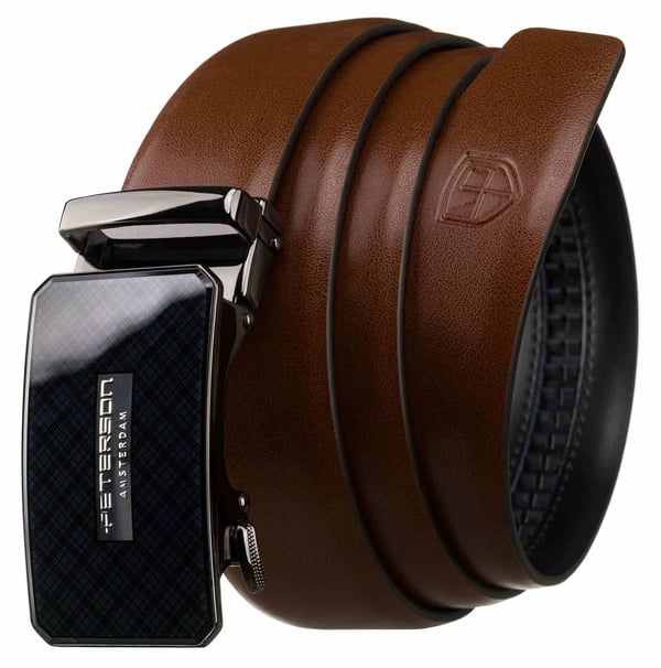 Peterson bælte sk automatisk PTN A015-125 brun