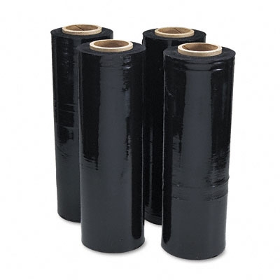 STRETCHFILM SVART 23MKR 3,0KG (VIKT UTAN RULLE) - FM STR 3 DELAR