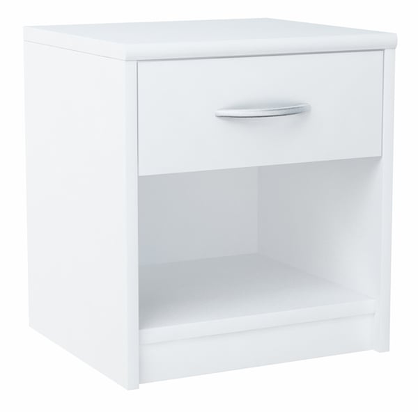 Natbord 1S hvid kommodehylde