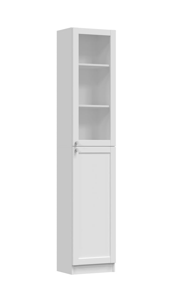 Pafos vitrineskab B40/SH hvid