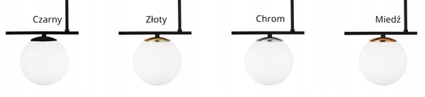 Loftlampe, hængende lysekrone, loftslampe, elegante hvide glaskugler