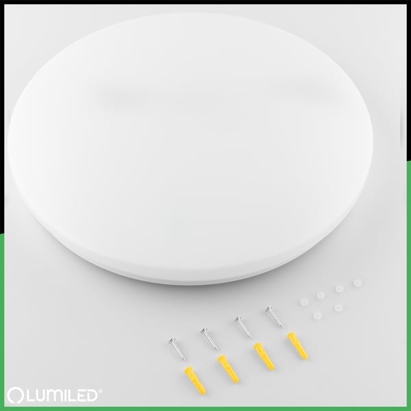 LED-plafond taklampa påbyggnadsmontering 36W 4000K CELIS rond IP44 ALS LUMILED