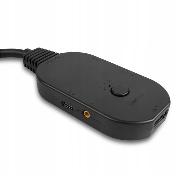 HDMI-SWITCH 2.1 3x1 SWITCH 8K 4K 120HZ 240HZ 3 INDGANGE - 1 UDGANG