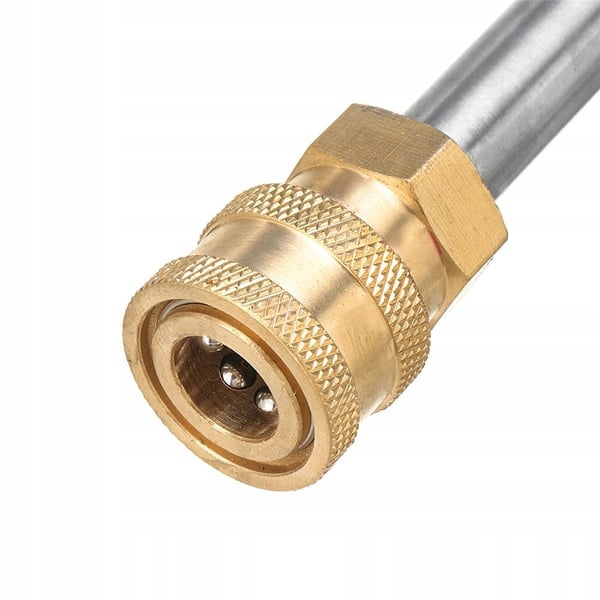 Rosfix Undervognsvaskelanse på hjul med 1/4" lynkobling - 7 dysehuller + Lanse / Adapter (1/4QRC-Kärcher K) Bajonet til tilslutning af tilbehør