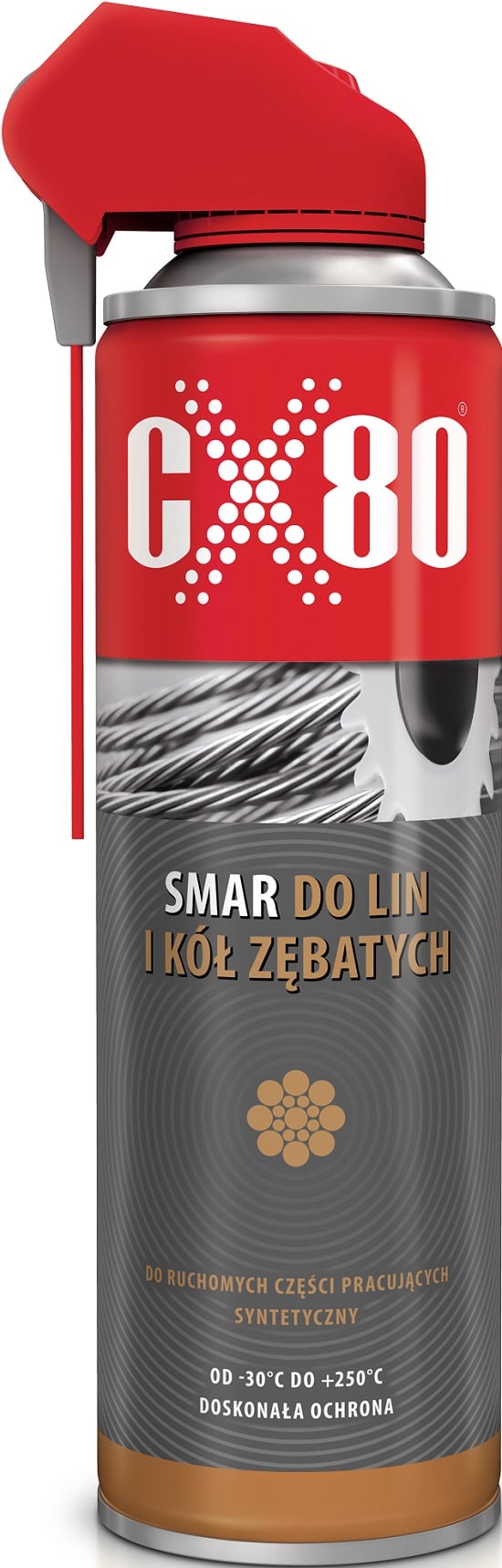 SMØREMIDDEL TIL STÅLKABLER OG GEAR DUO SPRAY 500ML - CX-374