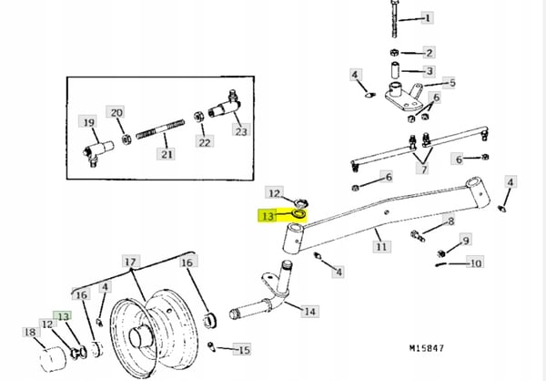 Underlägg John Deere (M41361) Underlägg John Deere (M41361)