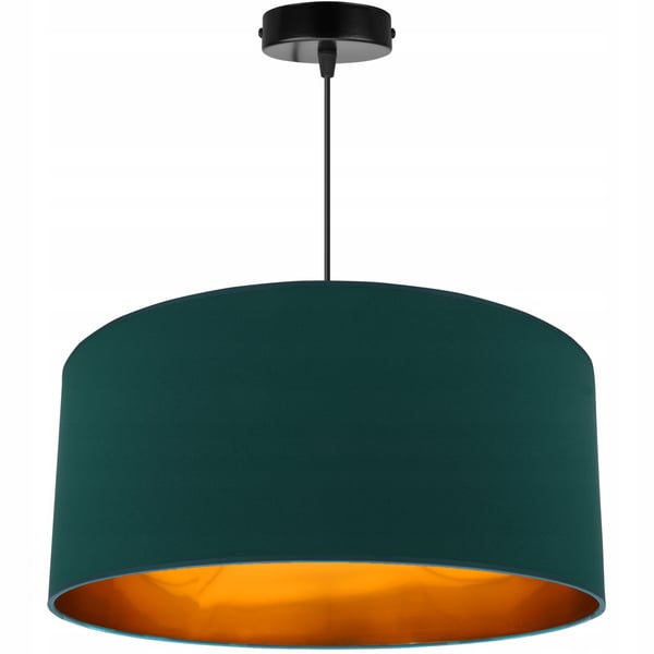 LOFTSLAMPE MED GYLDET LED-SKÆRM
