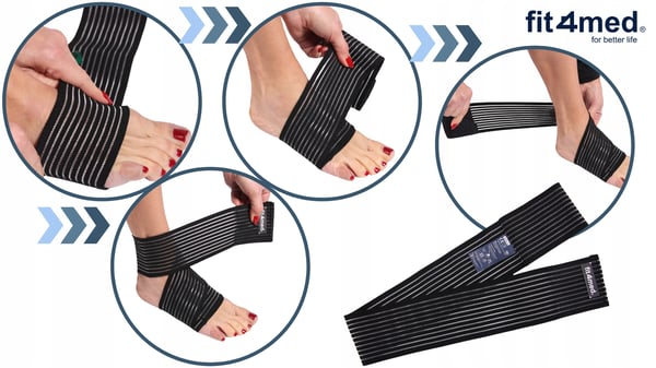 Stabiliserende bandage til ankelstøtte universal
