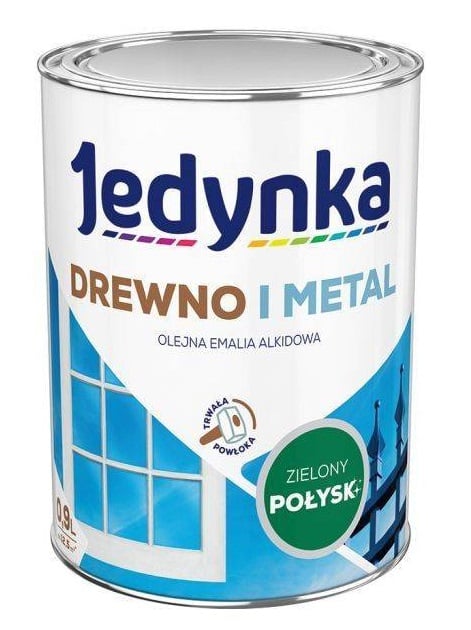 ALKYD EMALJE TIL TRÆ OG METAL GRØN 0,9L - 5EMAL.ZIJ0,9 ALKYD EMALJE TIL TRÆ OG METAL GRØN 0,9L - 5EMAL.ZIJ0,9