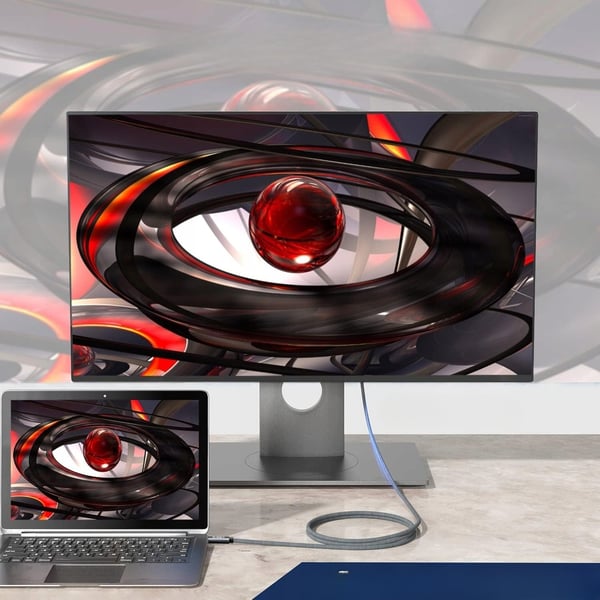 USB-C-KAAPELI - DISPLAYPORT 1.4 -SOVITIN DP 8K 4K 120HZ 240HZ UHD ULTRA HD