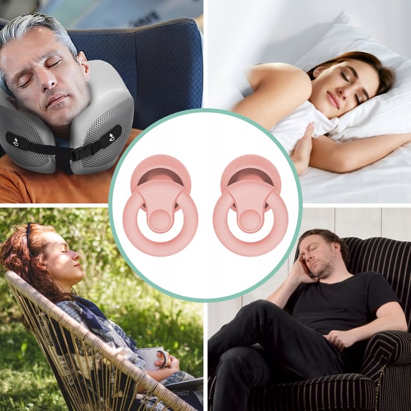 Medi Sleep -korvatulpat, koko XS / S / M / L, pinkki