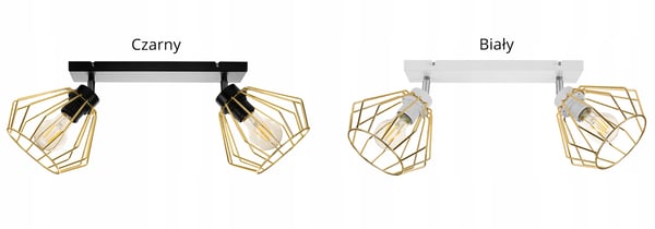 Lofthængende lampe med gylden LED-loftlampe