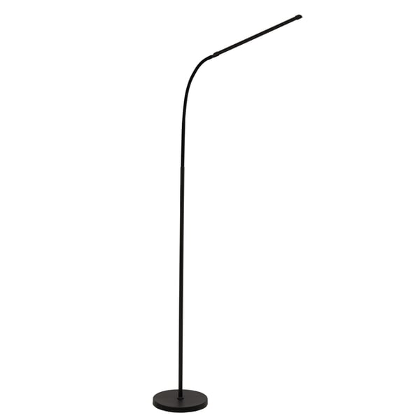 Golvlampa LED 14W CCT dimbar med höjdjustering LONGA 2 svart LUMILED