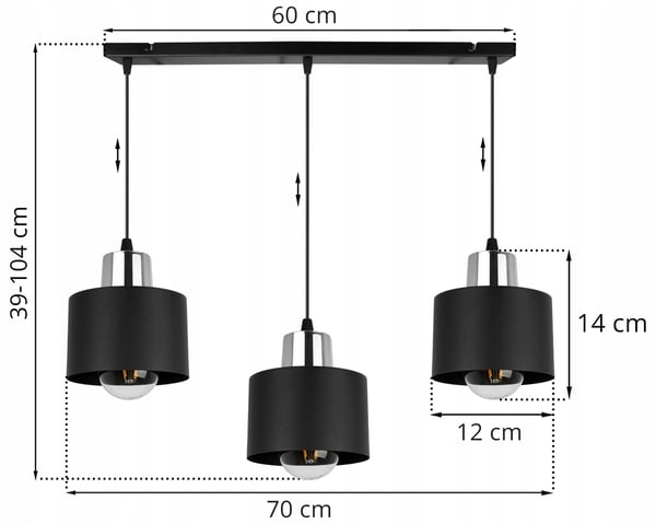 MODERNI KATTOVALAISIN MUSTA LED-VALAISIN