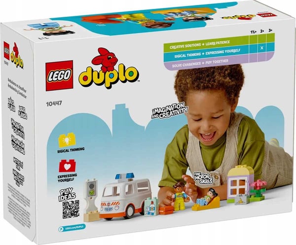 10447 - lego duplo - Ambulans med förare