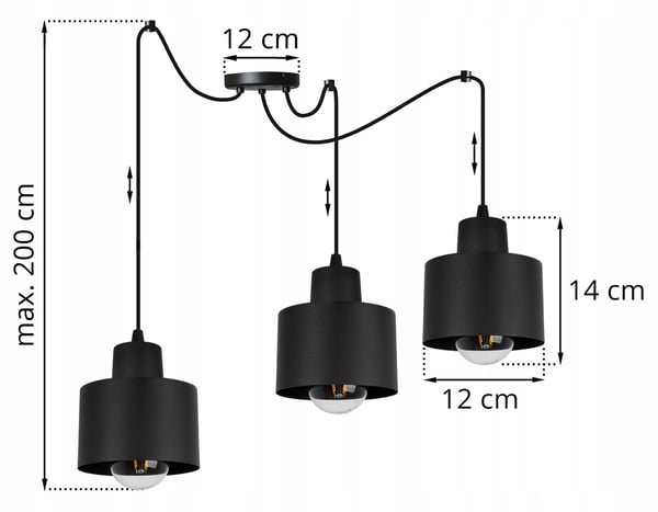 MODERNI KATTOVALAISIN MUSTA LED-VALAISIN