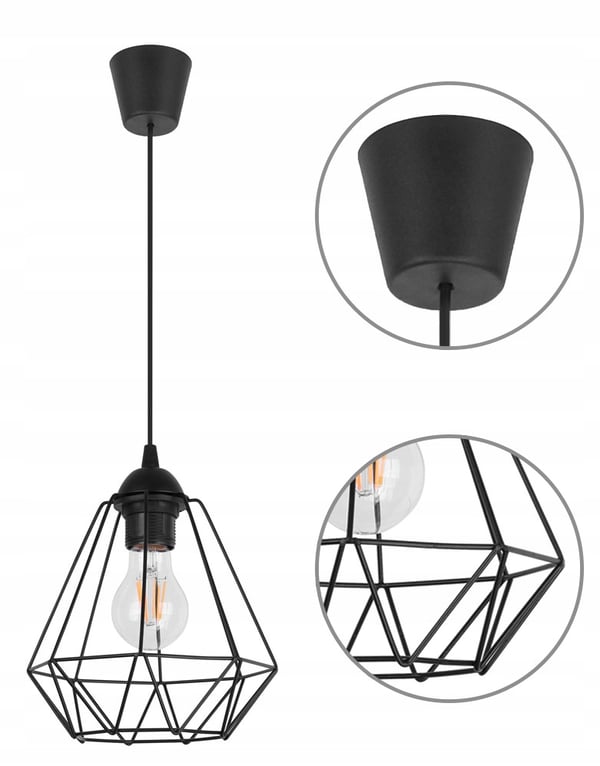 DIAMOND LOFT EDISON TRÅDTAKLAMPA