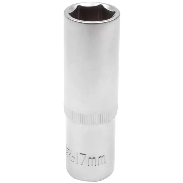 JCB Lang Topnøgle 1/2" 17 mm 6-punkts Cr-V Topnøgle