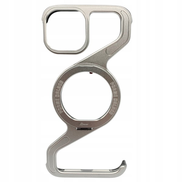 iPhone 15 pansret metalpumpe MagSafe titaniumholder