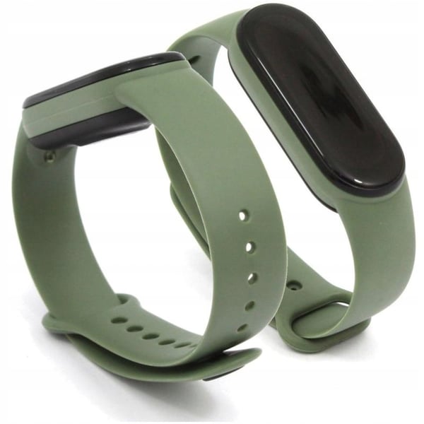 Xiaomi Mi Band 5 6 7 NFC vaihtovälinauha älyrannekkelle oliivinharmaa