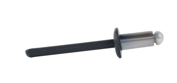 Öppna aluminiumnitar 4,8x10mm RAL 7016