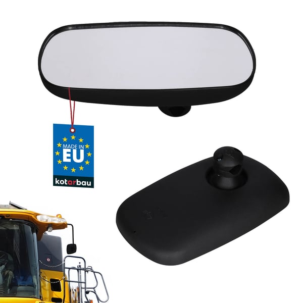 KOTARBAU® Universal panoramaspegel med vred för traktorer och byggmaskiner 264 x 158 mm