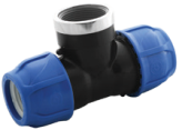 PE-T-stykke 25MM - GW 1/2 - HJ/PE1004 PE-T-stykke 25MM - GW 1/2 - HJ/PE1004