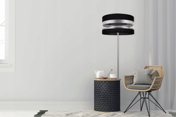 Lattiavalaisin, kromivarjostin, elegantti, eri värejä