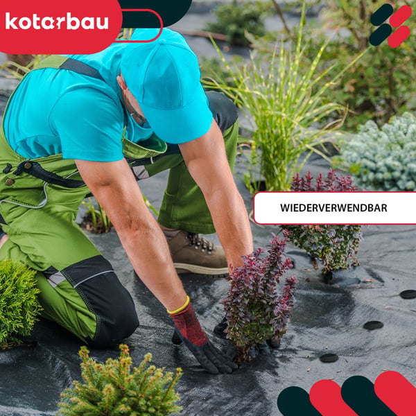 Kotarbau® Agrotekstiilitapit, ankkurit, muovitapit, 50 kpl:n sarja