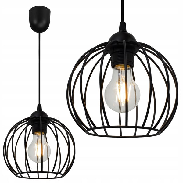 LOFT HÄNGLAMPA MED TRÅD EDISON RETRO LED