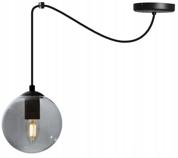 LED-lasipallohämähäkki-kattovalaisin