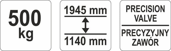 VÄXELLÅDESLYFT 0,5T - YT-55600