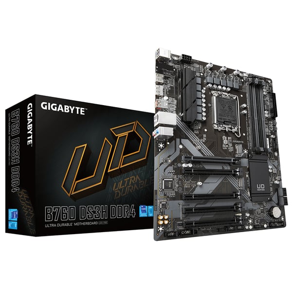 Gigabyte B760 DS3H DDR4-emolevy /B760/DDR4/SATA3/M.2/USB3.2/PCIe4.0/s.1700/ATX