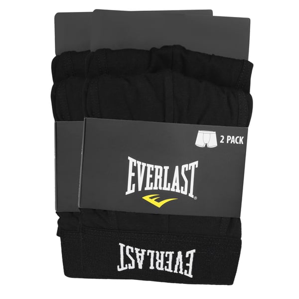 Everlast miesten puuvillaiset bokserit mustat, 4 kpl koko M