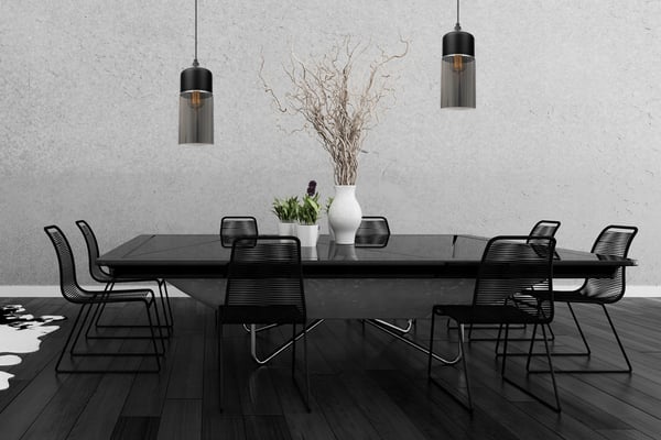 HÆNGENDE LOFTSLAMPE, GLASPLAFON, LED-LAMPE