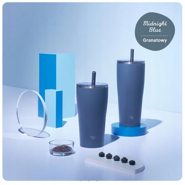 Zojirushi SX-HA72H-AM termisk mugg med sugrör 720 ml marinblå