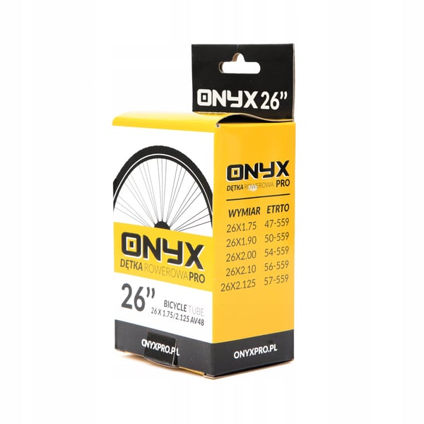 Rør 26X1.75/2.125 AV 48MM BOX onyx