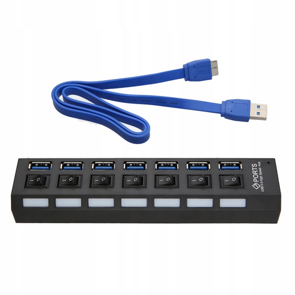 USB 3.0 HUB 7 Ports x7 SPLITTER Splitter