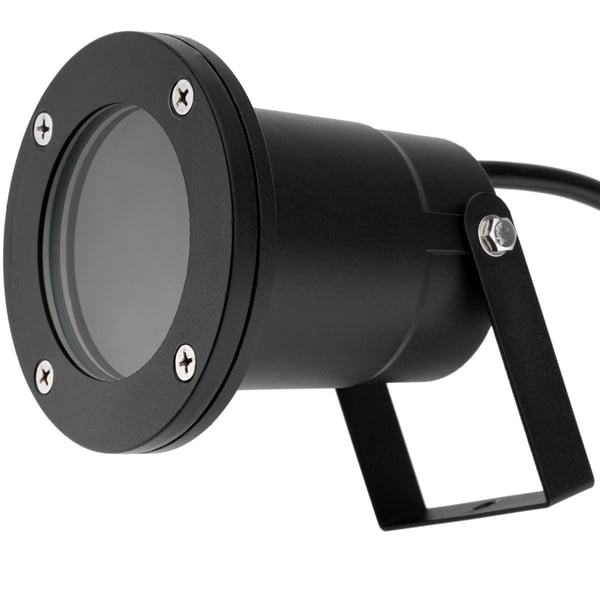 Trädgårdslampa LED GU10 IP65 vattentät svart med 1m sladd HORTI LUMILED