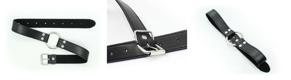 Åben stål gag mund gaper oral læder gadget gave sjov LÆKKERT
