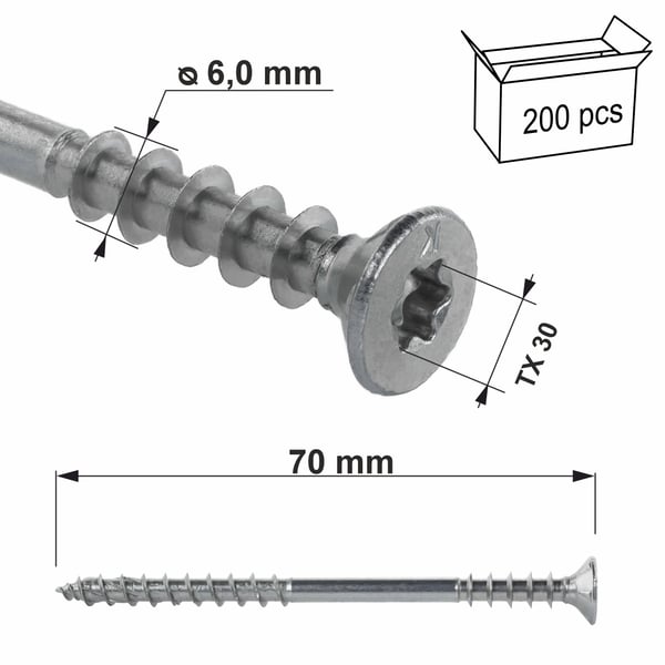 Afstandsskruer wkss-60070-B
