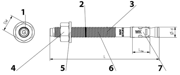 Express stålankre LE-ZN-12095
