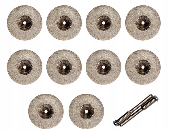 Diamantskive 50 mm til Dremel minislip 10 skivor og 2 ekstra skivor